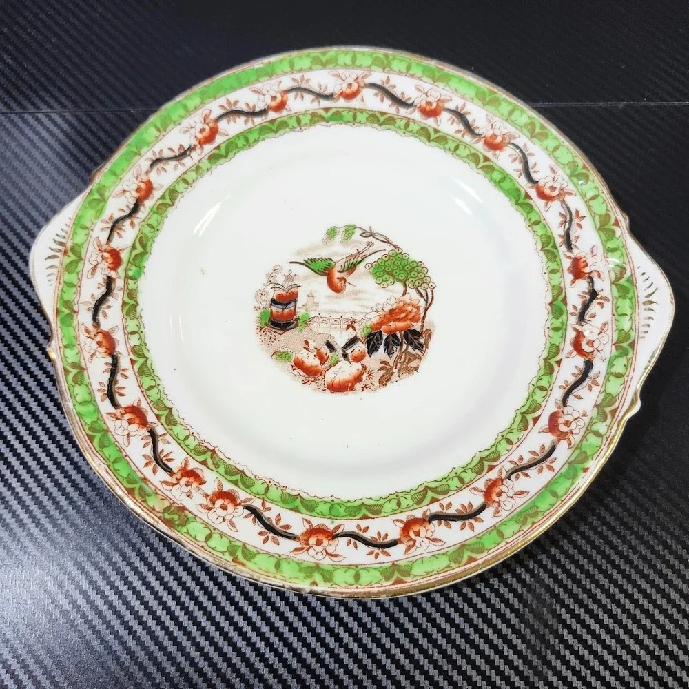 Antique Sampson Smith Cake Plate 